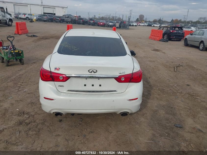 2015 Infiniti Q50 Premium VIN: JN1BV7AR1FM403229 Lot: 40727832