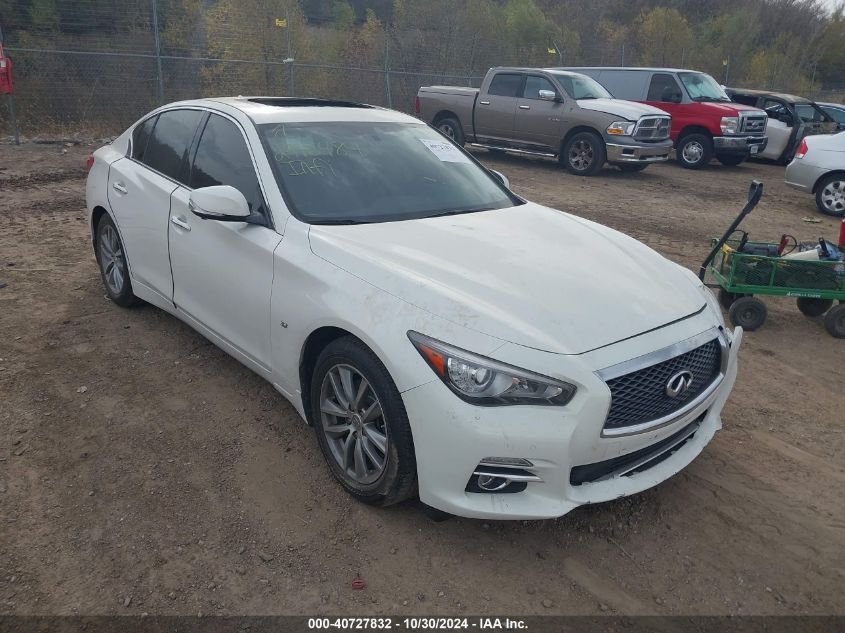 VIN JN1BV7AR1FM403229 2015 Infiniti Q50, Premium no.1