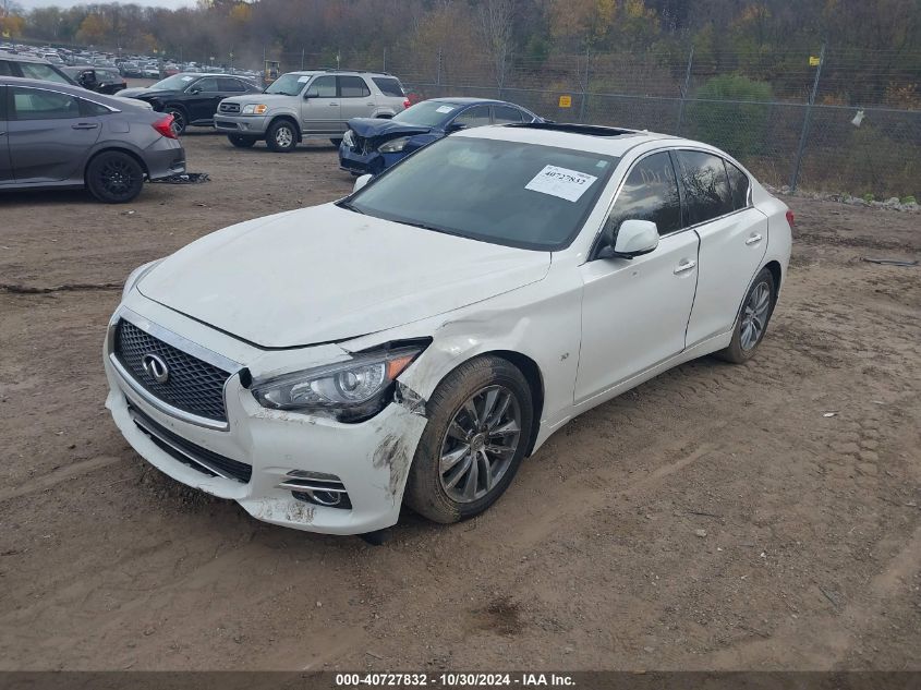 VIN JN1BV7AR1FM403229 2015 Infiniti Q50, Premium no.2