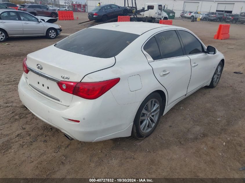 VIN JN1BV7AR1FM403229 2015 Infiniti Q50, Premium no.4