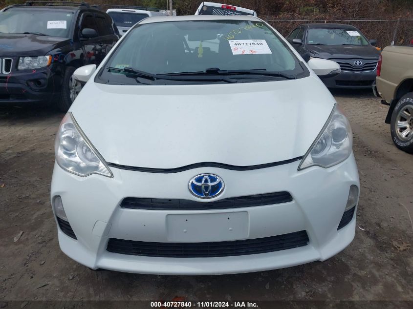 2012 Toyota Prius C Three VIN: JTDKDTB39C1518905 Lot: 40727840