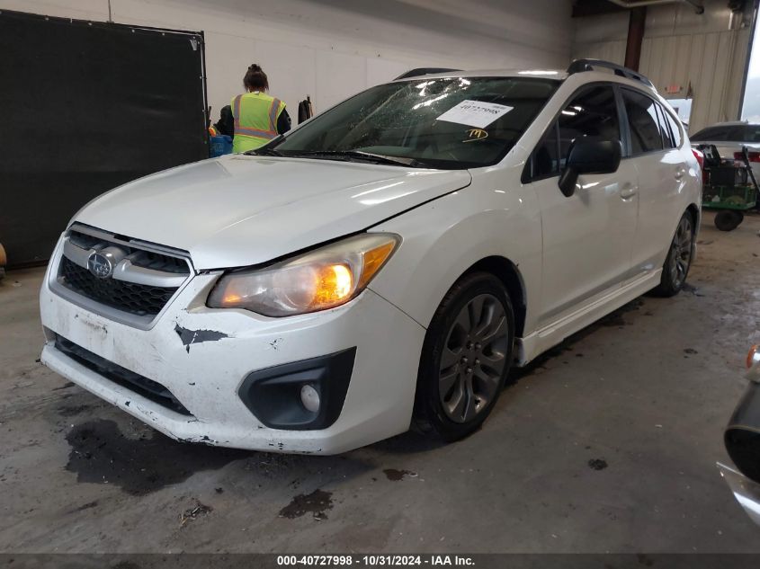 2013 SUBARU IMPREZA 2.0I SPORT PREMIUM - JF1GPAL69DH827198