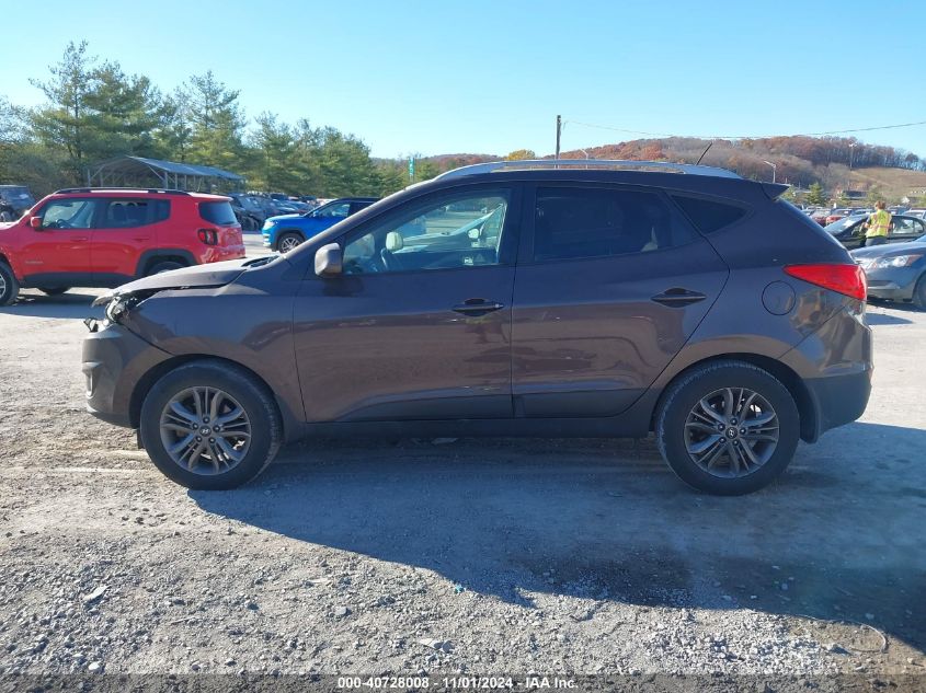 2014 Hyundai Tucson Se VIN: KM8JUCAG6EU919776 Lot: 40728008