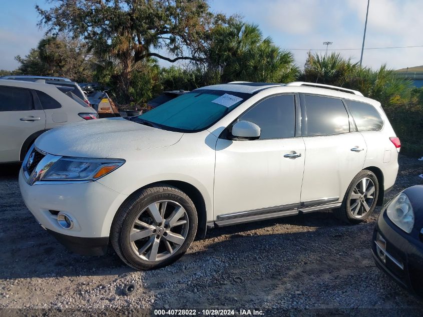 2016 Nissan Pathfinder Platinum VIN: 5N1AR2MN8GC604833 Lot: 40728022