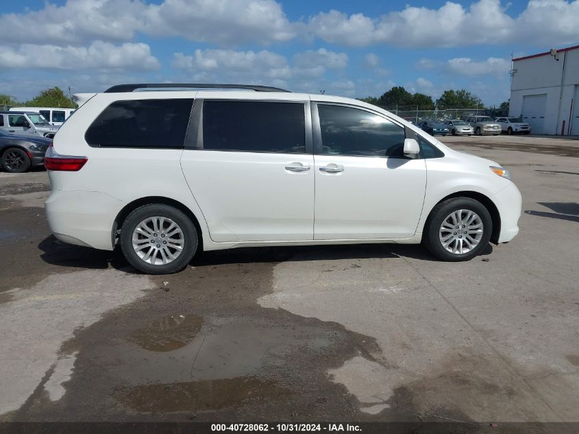 2017 Toyota Sienna Xle/Limited VIN: 5TDYZ3DC5HS850374 Lot: 40728062