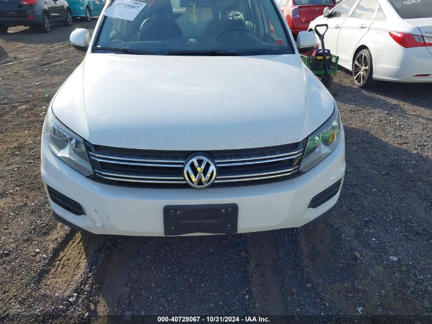 2017 VOLKSWAGEN TIGUAN 2.0T S - WVGBV7AX6HK000613