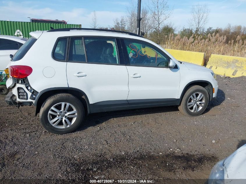 2017 VOLKSWAGEN TIGUAN 2.0T S - WVGBV7AX6HK000613