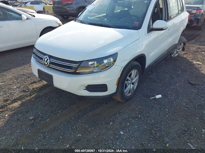 2017 VOLKSWAGEN TIGUAN 2.0T S - WVGBV7AX6HK000613