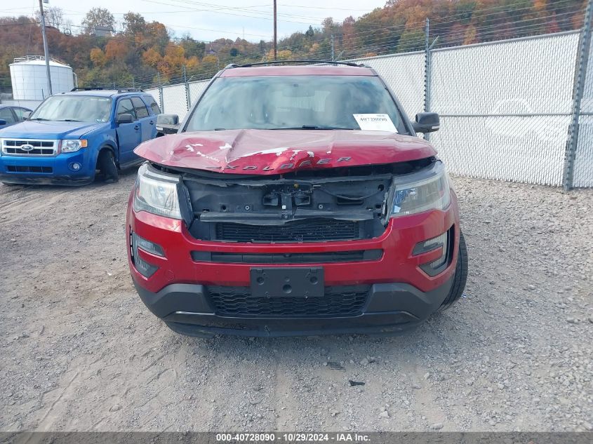 2016 Ford Explorer Sport VIN: 1FM5K8GT2GGA06202 Lot: 40728090