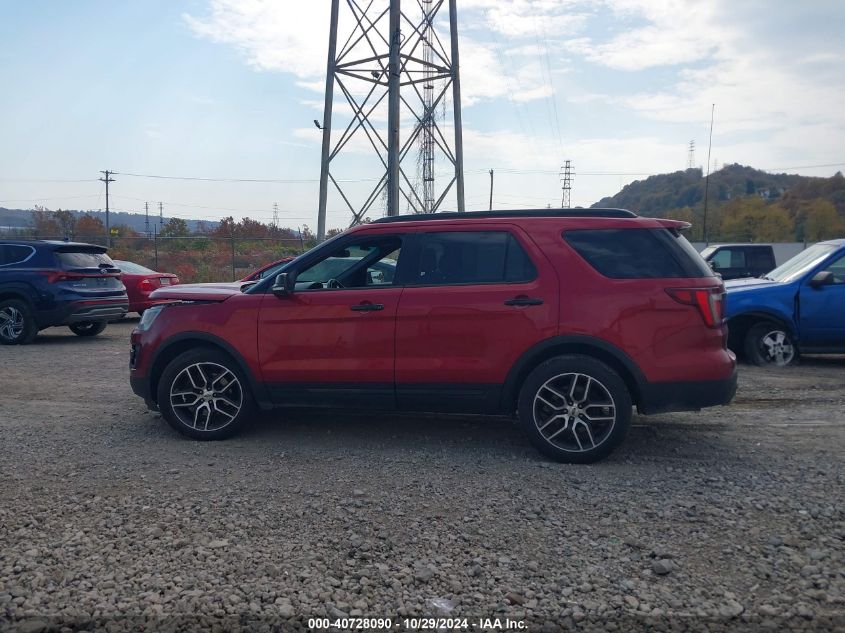 2016 Ford Explorer Sport VIN: 1FM5K8GT2GGA06202 Lot: 40728090