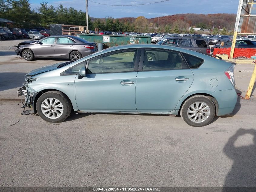 2012 Toyota Prius Plug-In VIN: JTDKN3DP7C3027234 Lot: 40728094