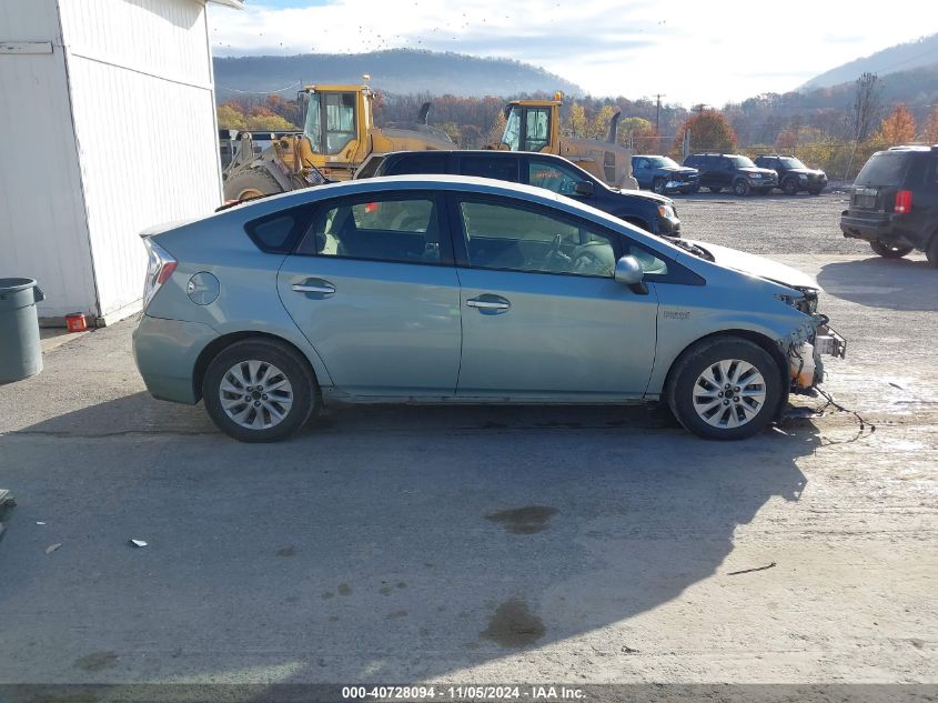 2012 Toyota Prius Plug-In VIN: JTDKN3DP7C3027234 Lot: 40728094