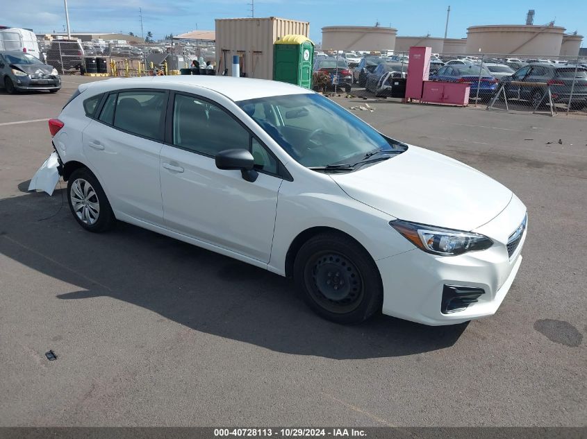 2019 Subaru Impreza 2.0I VIN: 4S3GTAA66K3723089 Lot: 40728113