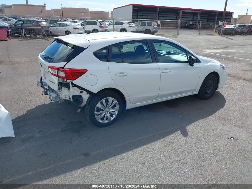 2019 SUBARU IMPREZA 2.0I - 4S3GTAA66K3723089