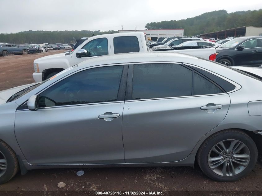 2015 Toyota Camry Se VIN: 4T1BF1FK3FU018768 Lot: 40728115