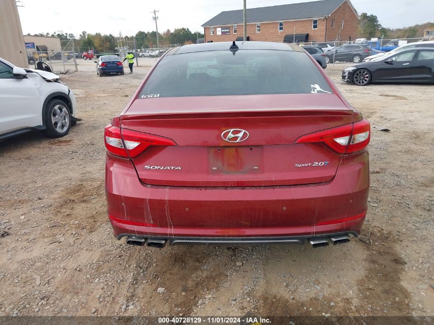 2015 Hyundai Sonata Sport 2.0T VIN: 5NPE34AB2FH060880 Lot: 40728129