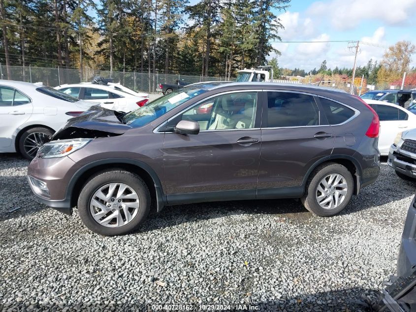 2016 Honda Cr-V Ex-L VIN: 2HKRM4H75GH710495 Lot: 40728162