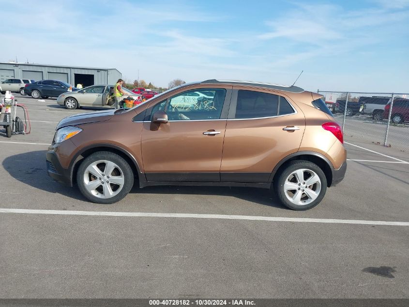 2016 Buick Encore VIN: KL4CJASBXGB742199 Lot: 40728182