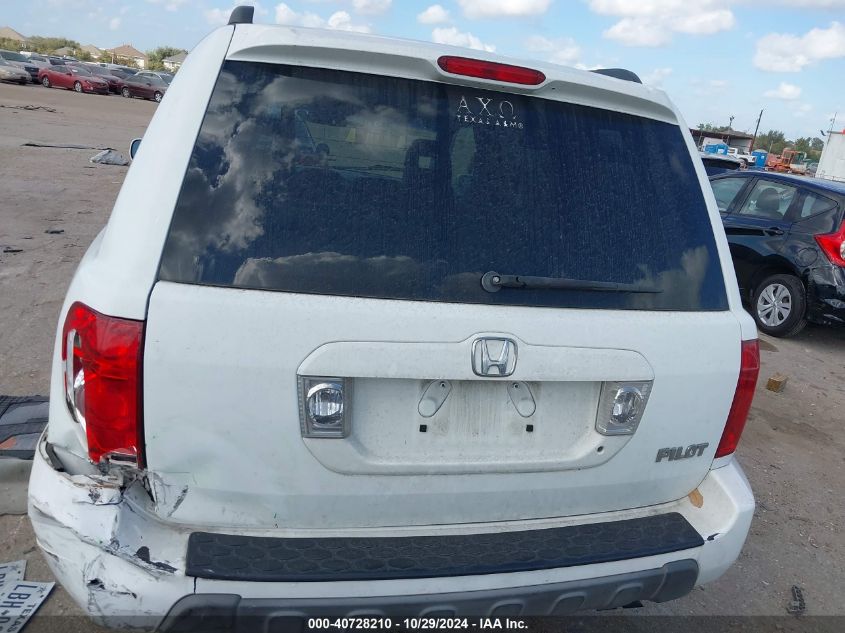 2005 Honda Pilot Ex-L VIN: 5FNYF18695B064515 Lot: 40728210