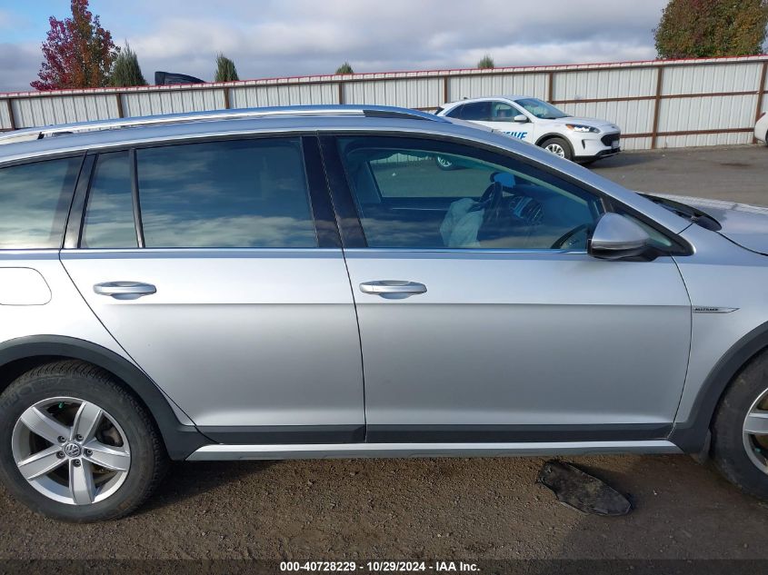 2017 Volkswagen Golf Alltrack Tsi S/Tsi Se/Tsi Sel VIN: 3VWH17AU4HM530245 Lot: 40728229