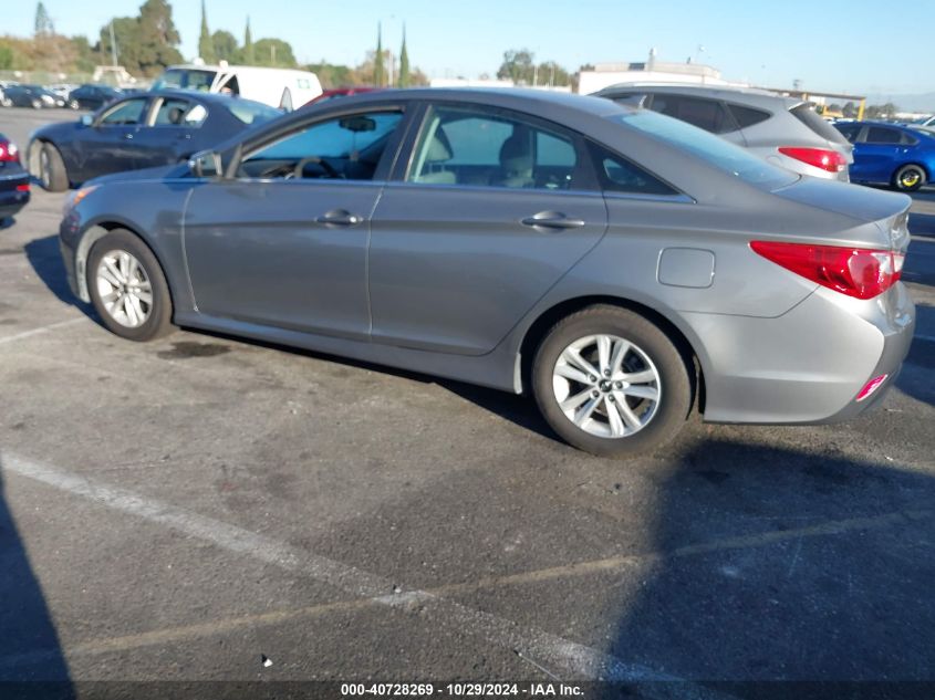 2014 Hyundai Sonata Gls VIN: 5NPEB4AC0EH831654 Lot: 40728269