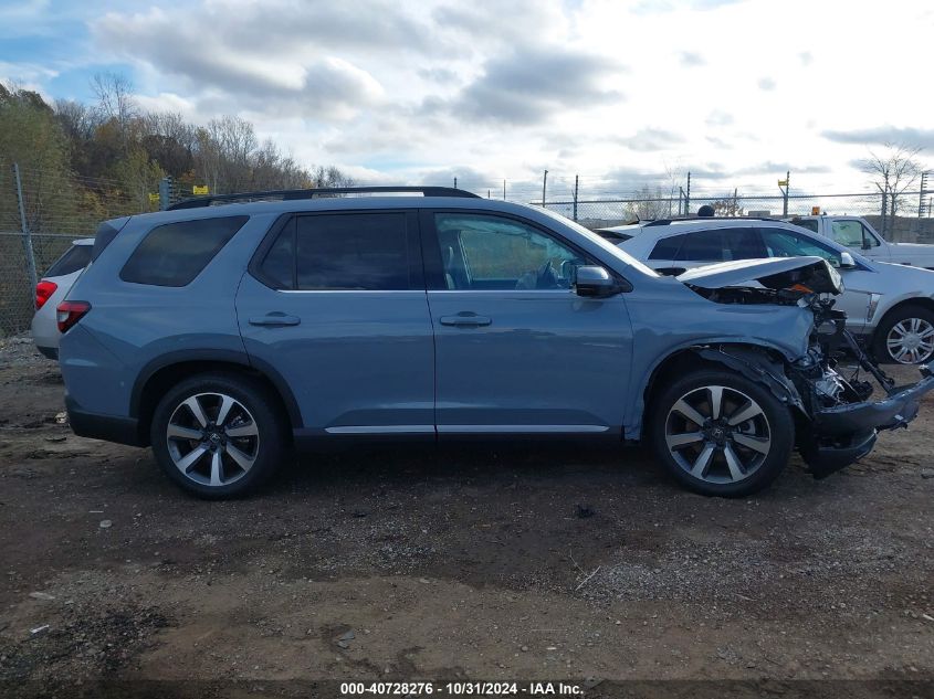 2023 Honda Pilot Awd Elite VIN: 5FNYG1H83PB013867 Lot: 40728276