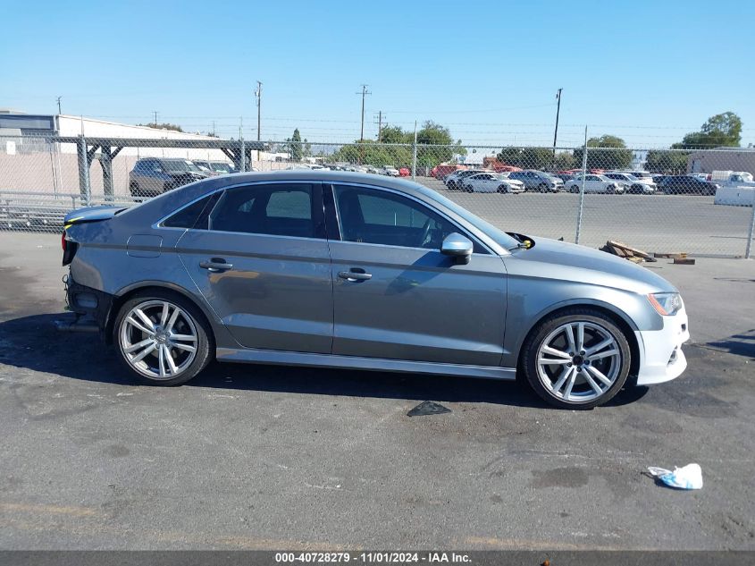 2015 Audi S3 2.0T Premium Plus VIN: WAUBFGFF5F1128780 Lot: 40728279