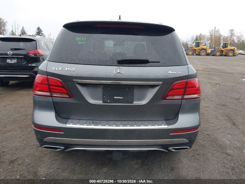 2018 Mercedes-Benz Gle 350 4Matic VIN: 4JGDA5HB7JB087205 Lot: 40728296