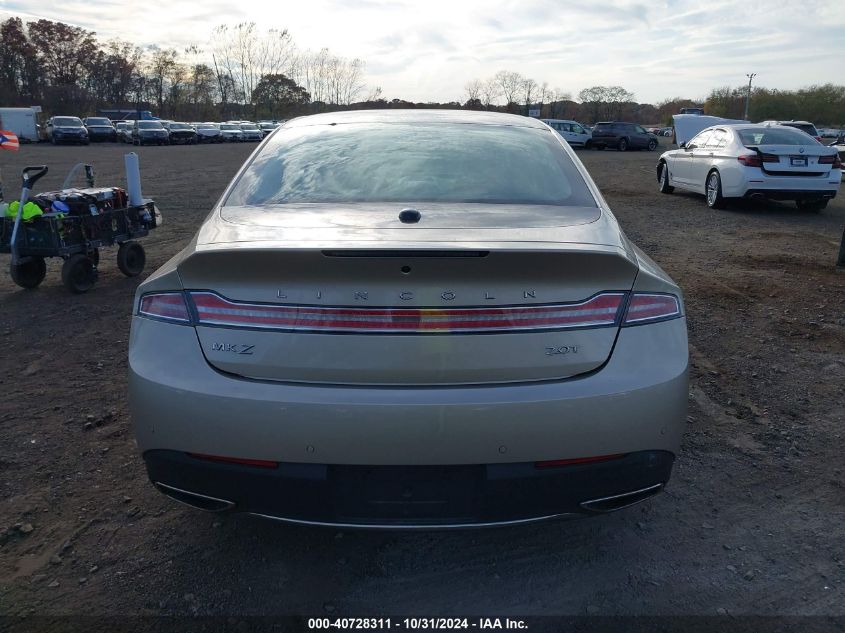 2017 Lincoln Mkz Select VIN: 3LN6L5C91HR655123 Lot: 40728311