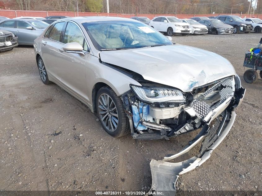 2017 Lincoln Mkz Select VIN: 3LN6L5C91HR655123 Lot: 40728311