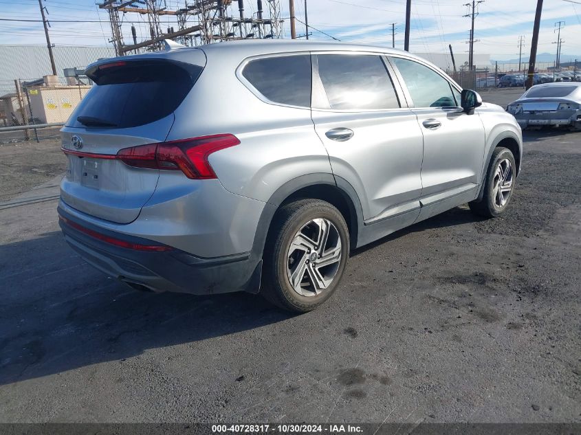 VIN 5NMS14AJXMH367241 2021 Hyundai Santa Fe, SE no.4