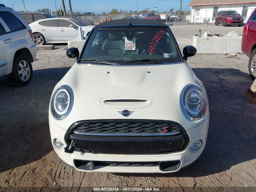 2019 Mini Convertible Cooper S VIN: WMWWG9C59K3E39801 Lot: 40728334