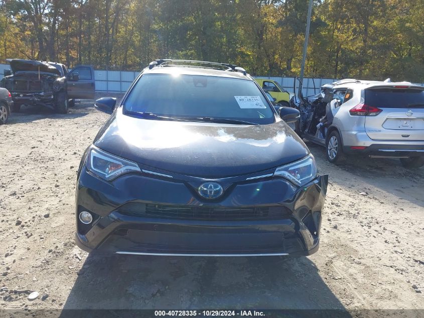 2016 Toyota Rav4 Hybrid Limited VIN: JTMDJREV6GD011661 Lot: 40728335