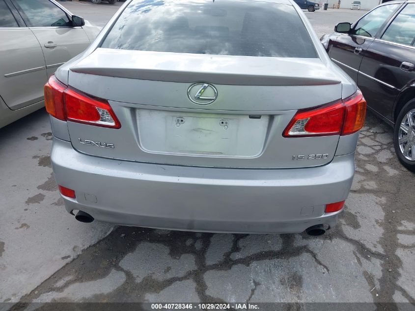 2009 Lexus Is 250 VIN: JTHBK262195096033 Lot: 40728346