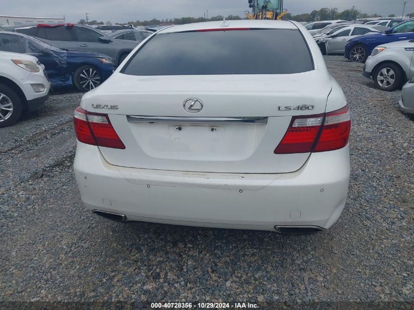 2009 Lexus Ls 460 VIN: JTHBL46F895086238 Lot: 40728356