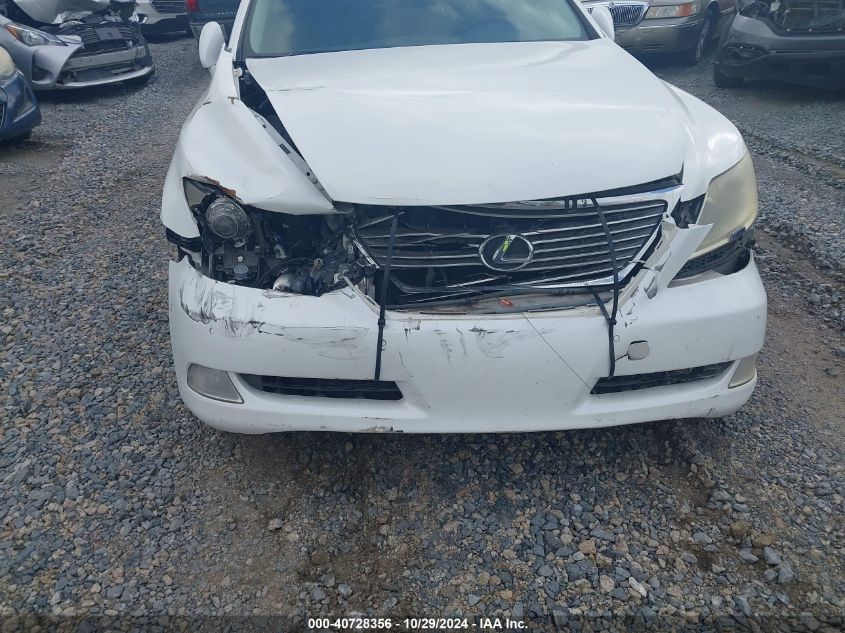 2009 Lexus Ls 460 VIN: JTHBL46F895086238 Lot: 40728356