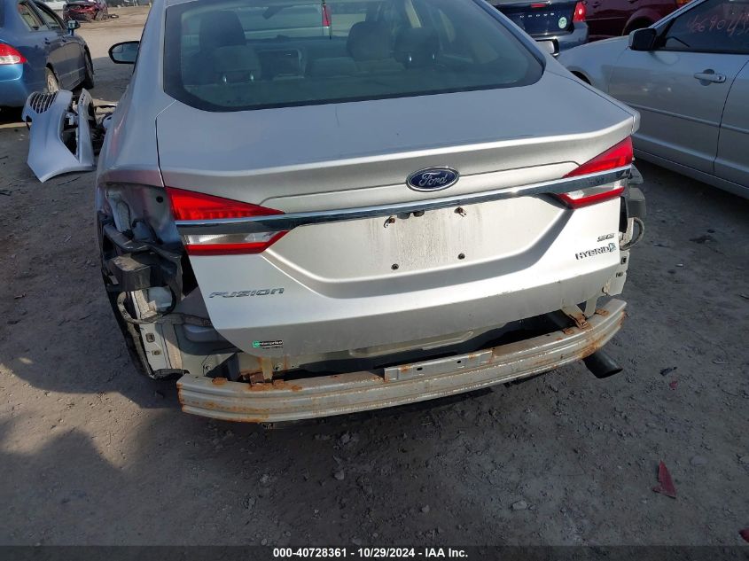 VIN 3FA6P0LU3JR206389 2018 Ford Fusion, Hybrid SE no.18