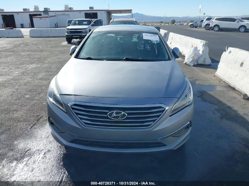 2015 Hyundai Sonata Se VIN: 5NPE24AF4FH178967 Lot: 40728371