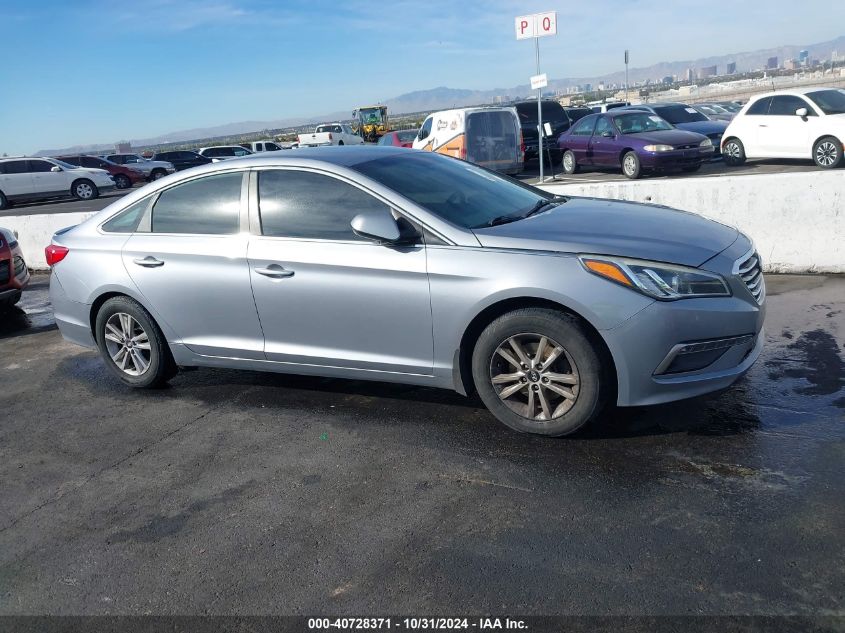 2015 Hyundai Sonata Se VIN: 5NPE24AF4FH178967 Lot: 40728371