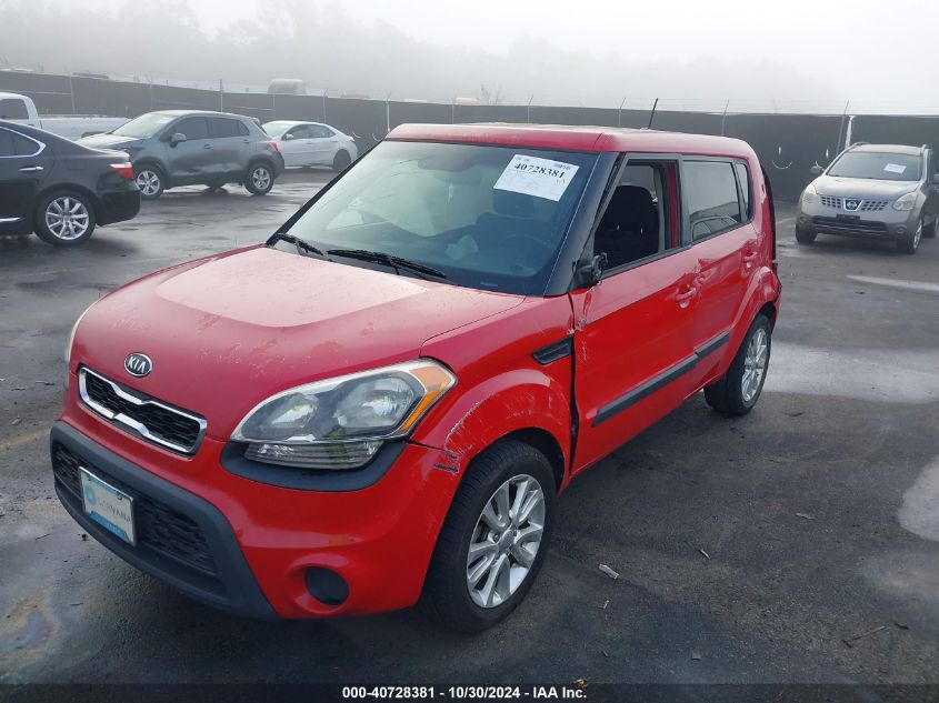 2012 Kia Soul + VIN: KNDJT2A69C7376069 Lot: 40728381