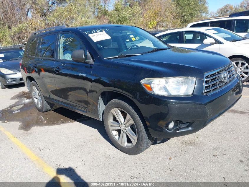 2008 Toyota Highlander Sport VIN: JTEES43A482056871 Lot: 40728391