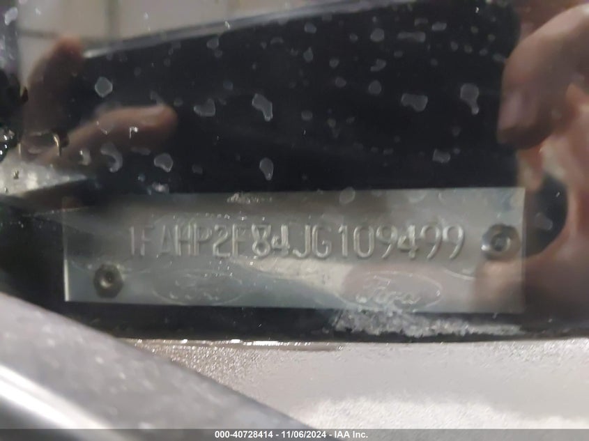 2018 FORD TAURUS LIMITED - 1FAHP2F84JG109499