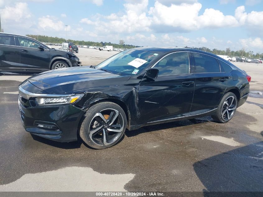 2019 Honda Accord Ex-L VIN: 1HGCV1F56KA064713 Lot: 40728428