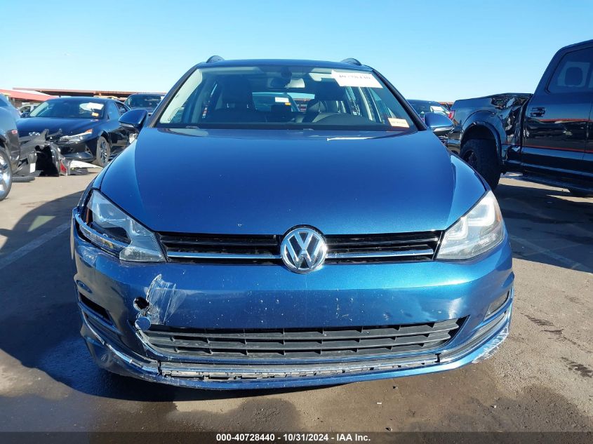 2016 VOLKSWAGEN GOLF SPORTWAGEN TSI SE 4-DOOR - 3VWC17AU6GM514749