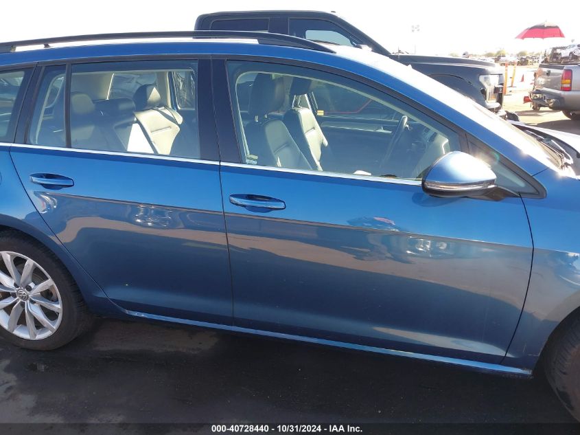 2016 VOLKSWAGEN GOLF SPORTWAGEN TSI SE 4-DOOR - 3VWC17AU6GM514749