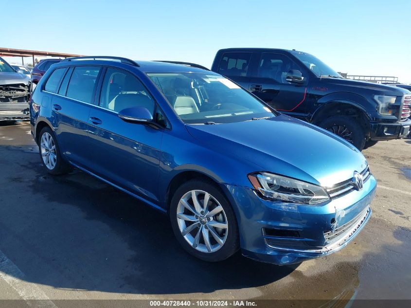 2016 Volkswagen Golf Sportwagen Tsi Se 4-Door VIN: 3VWC17AU6GM514749 Lot: 40728440