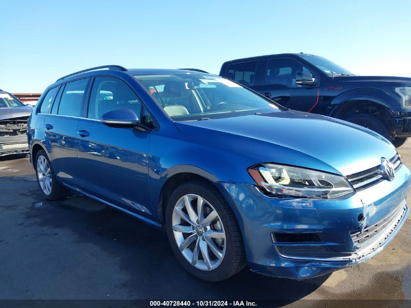 2016 VOLKSWAGEN GOLF SPORTWAGEN TSI SE 4-DOOR - 3VWC17AU6GM514749
