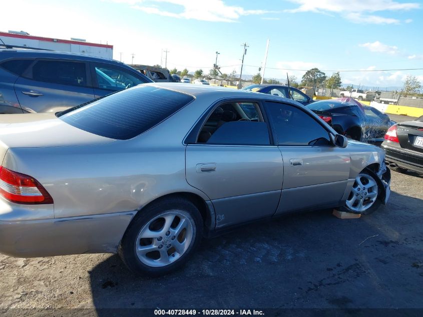 2000 Lexus Es 300 VIN: JT8BF28G9Y0275767 Lot: 40728449