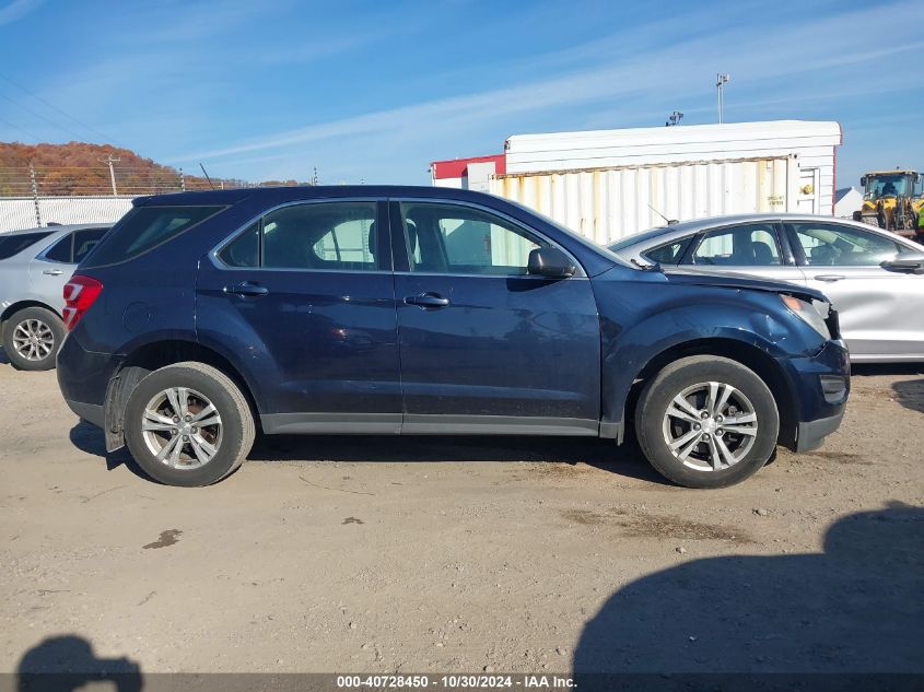 2016 Chevrolet Equinox Ls VIN: 2GNFLEEK2G6152055 Lot: 40728450