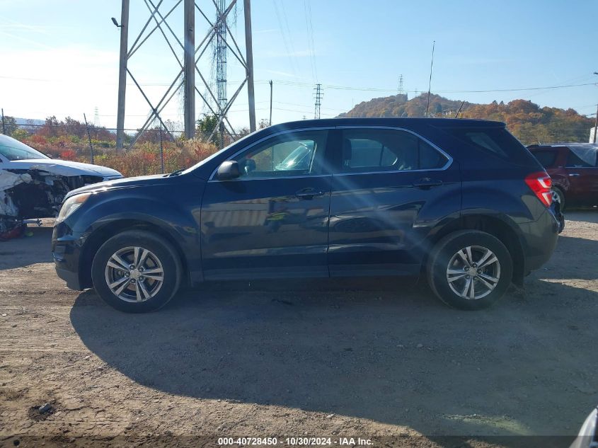 2016 Chevrolet Equinox Ls VIN: 2GNFLEEK2G6152055 Lot: 40728450